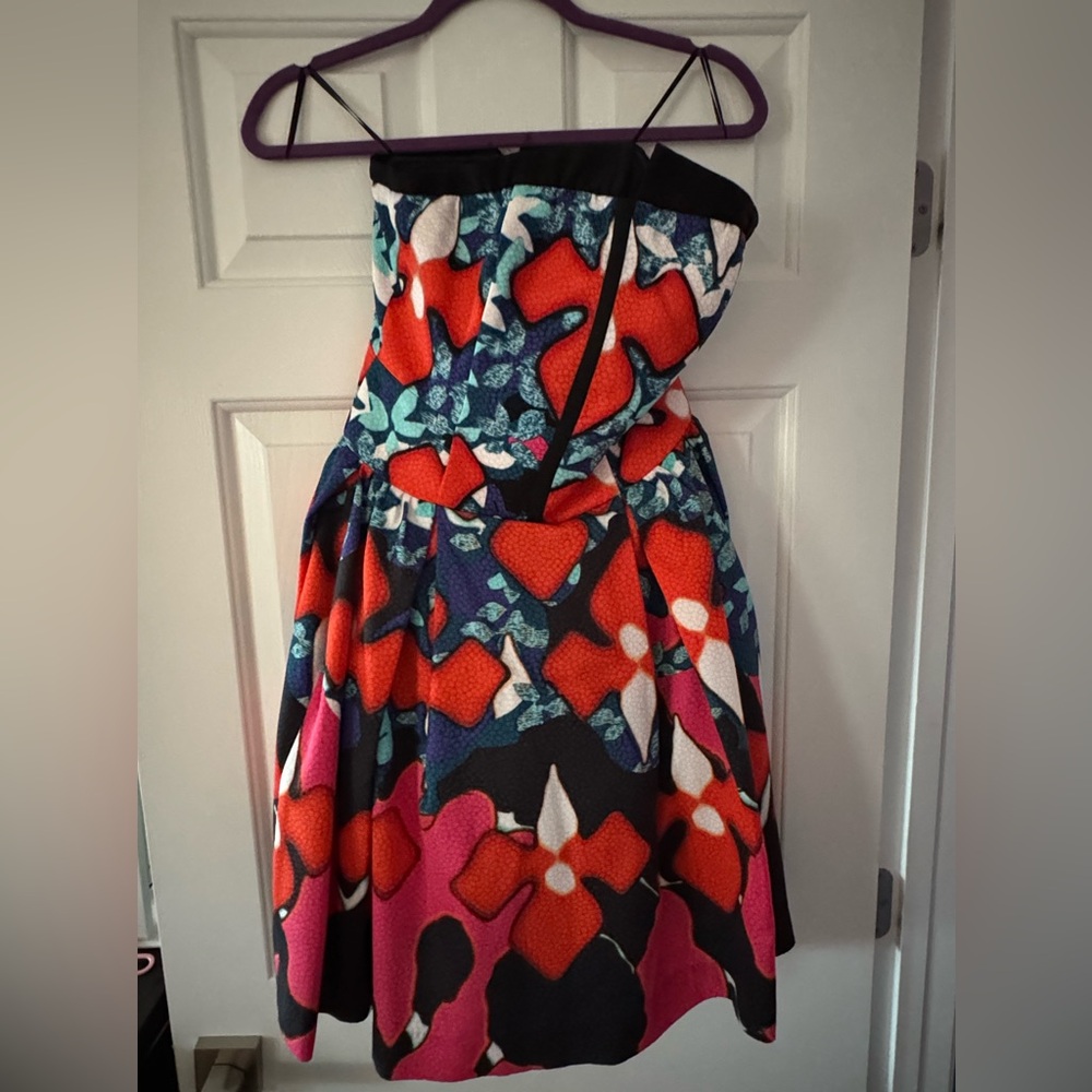 Peter Pillotto Floral Print Dress